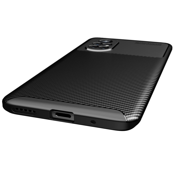 For Huawei nova 8 5G Carbon Fiber Texture Shockproof TPU Case
