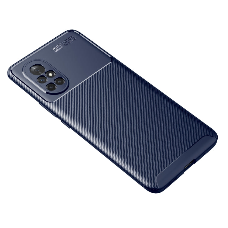 For Huawei nova 8 5G Carbon Fiber Texture Shockproof TPU Case