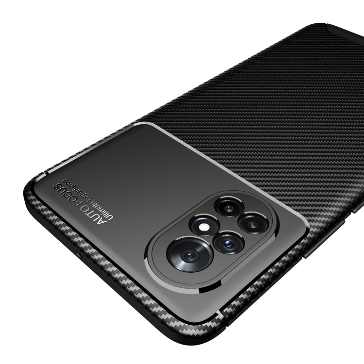 For Huawei nova 8 5G Carbon Fiber Texture Shockproof TPU Case