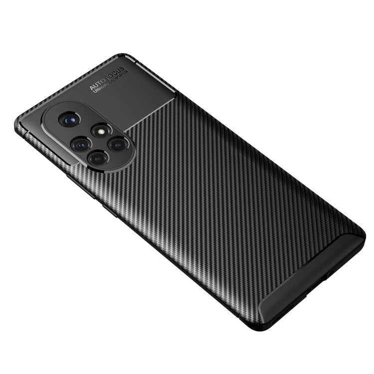 For Huawei nova 8 Pro 5G Carbon Fiber Texture Shockproof TPU Case