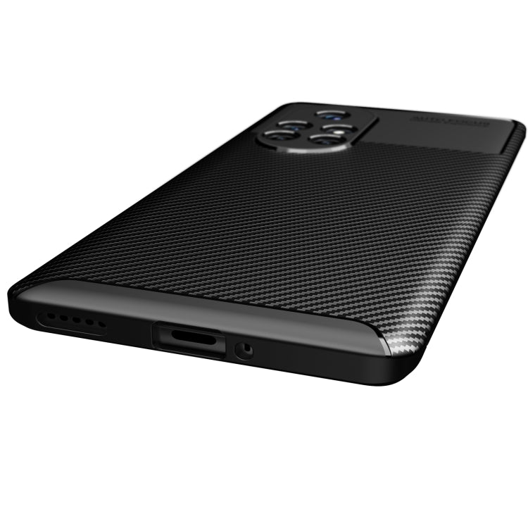 For Huawei nova 8 Pro 5G Carbon Fiber Texture Shockproof TPU Case