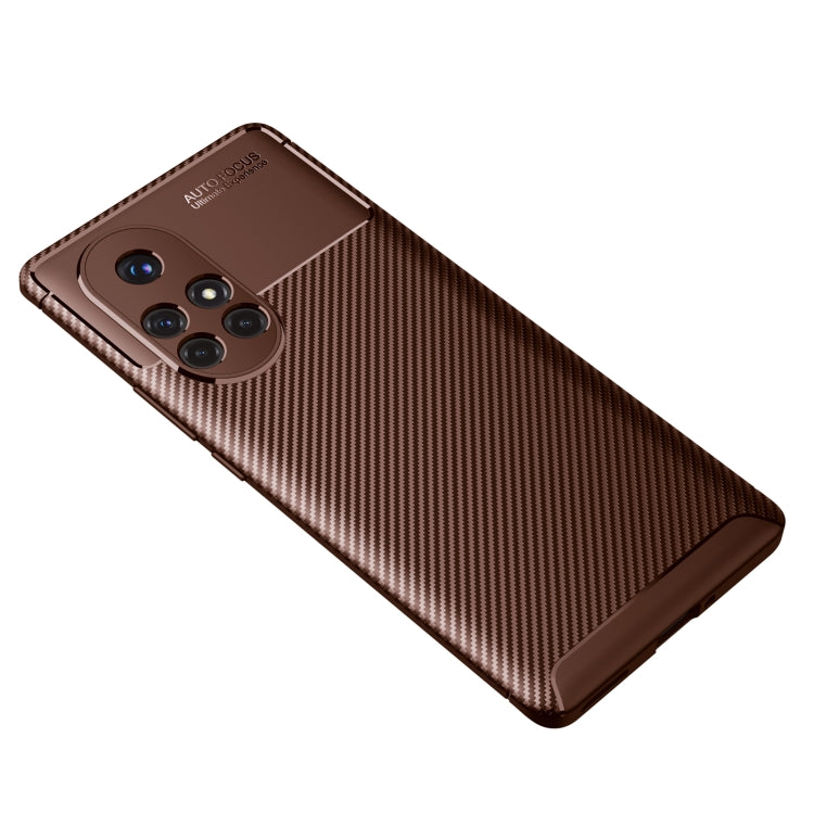 For Huawei nova 8 Pro 5G Carbon Fiber Texture Shockproof TPU Case