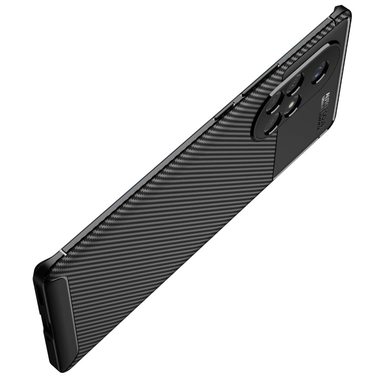 For Huawei nova 8 Pro 5G Carbon Fiber Texture Shockproof TPU Case