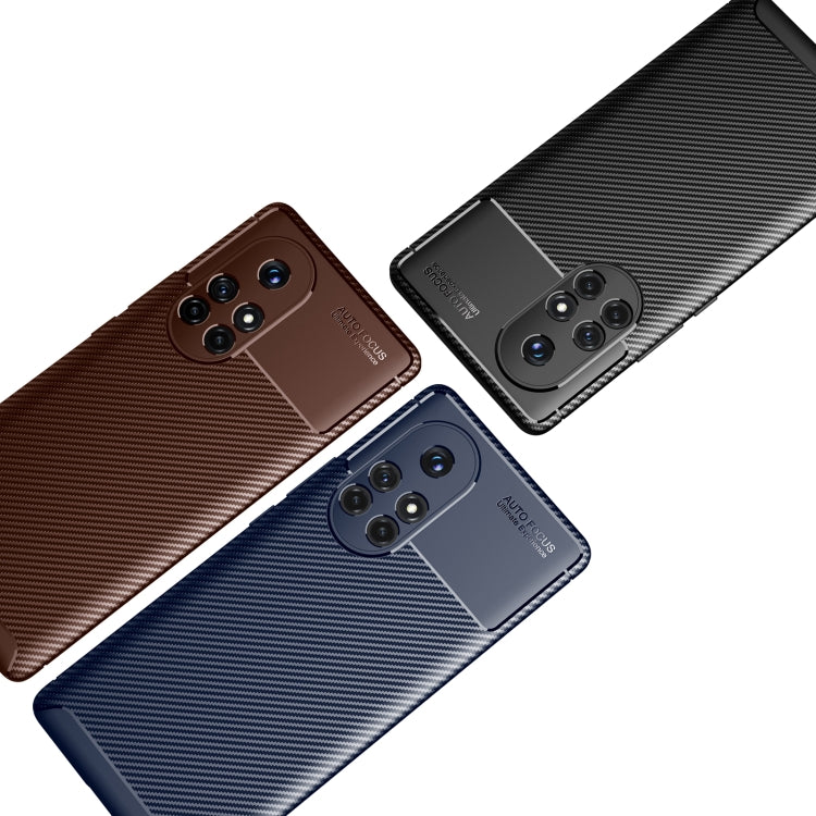 For Huawei nova 8 Pro 5G Carbon Fiber Texture Shockproof TPU Case