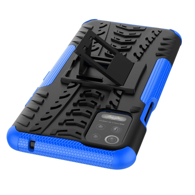 For LG K52 5G Tire Texture Shockproof TPU+PC Protective Case with Holder