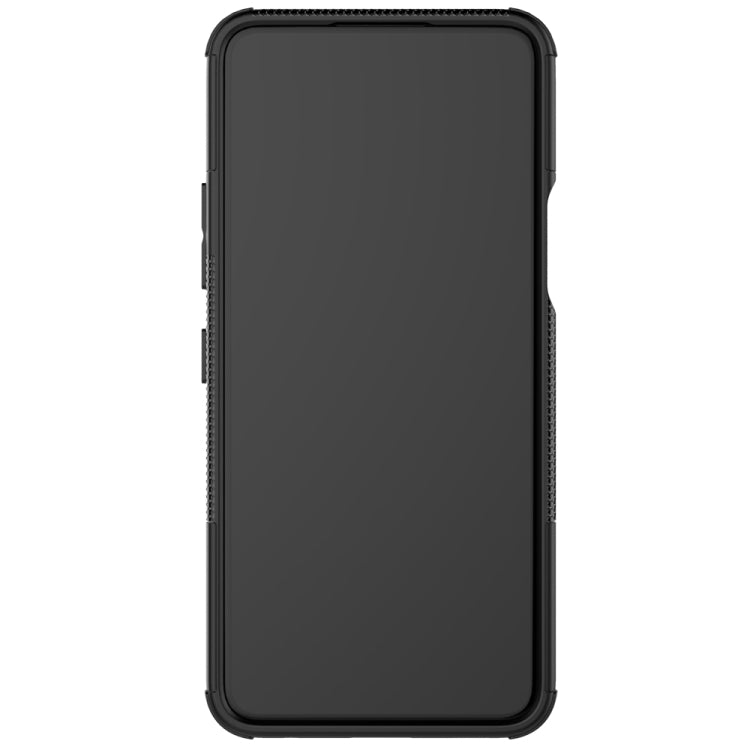 For LG K52 5G Tire Texture Shockproof TPU+PC Protective Case with Holder