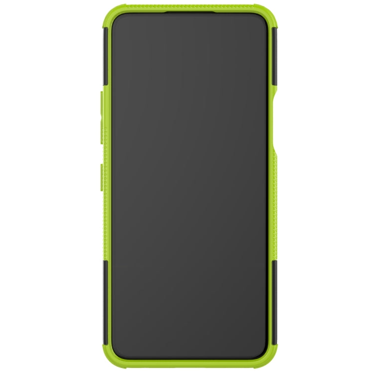 For LG K52 5G Tire Texture Shockproof TPU+PC Protective Case with Holder