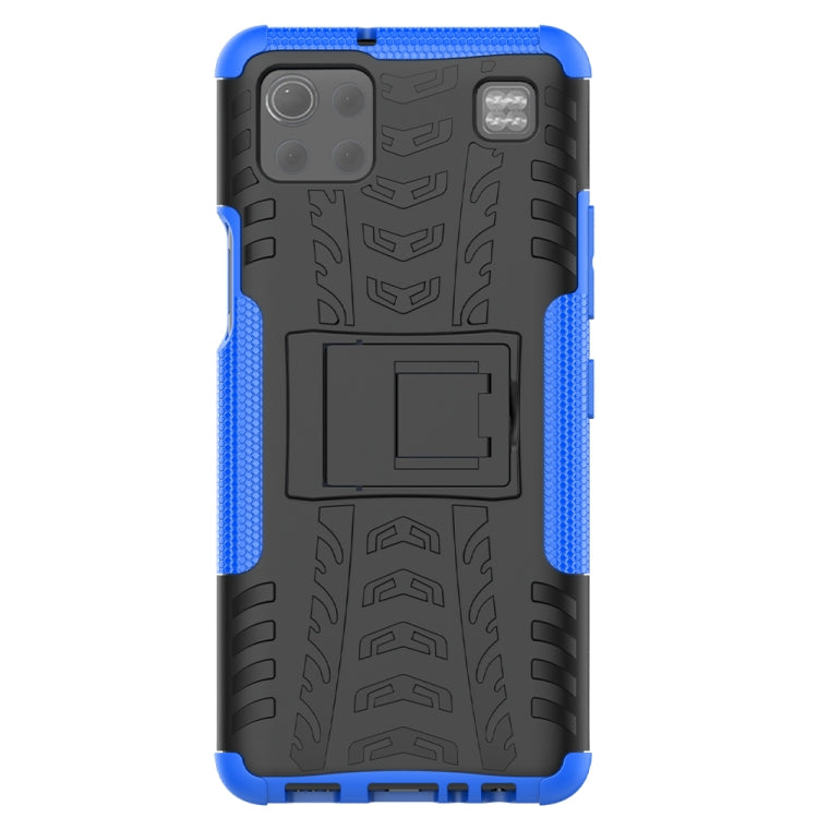 For LG K92 5G Tire Texture Shockproof TPU+PC Protective Case with Holder