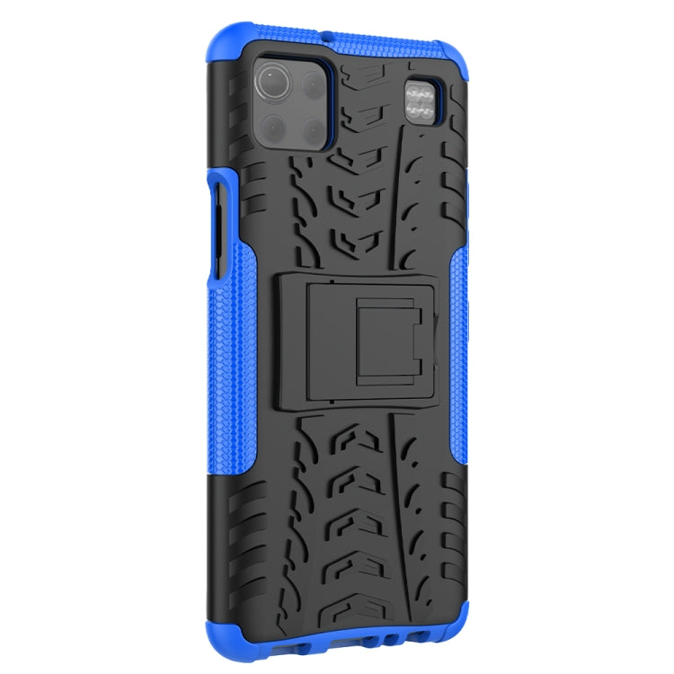 For LG K92 5G Tire Texture Shockproof TPU+PC Protective Case with Holder