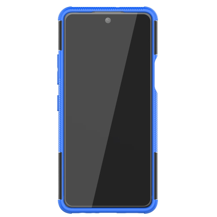 For LG K92 5G Tire Texture Shockproof TPU+PC Protective Case with Holder