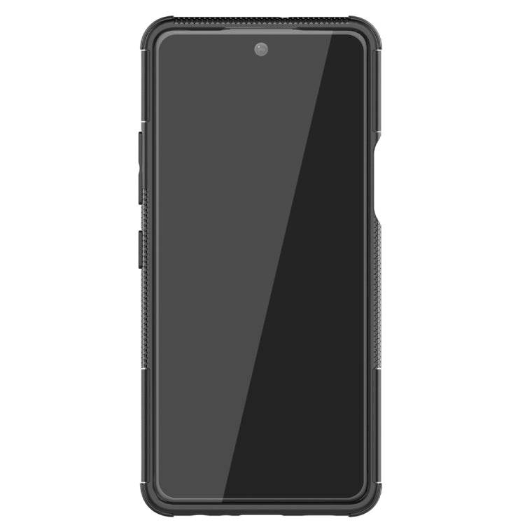 For LG K92 5G Tire Texture Shockproof TPU+PC Protective Case with Holder