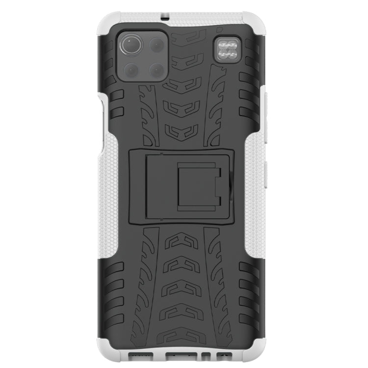 For LG K92 5G Tire Texture Shockproof TPU+PC Protective Case with Holder