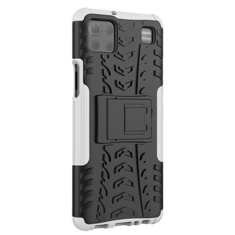 For LG K92 5G Tire Texture Shockproof TPU+PC Protective Case with Holder