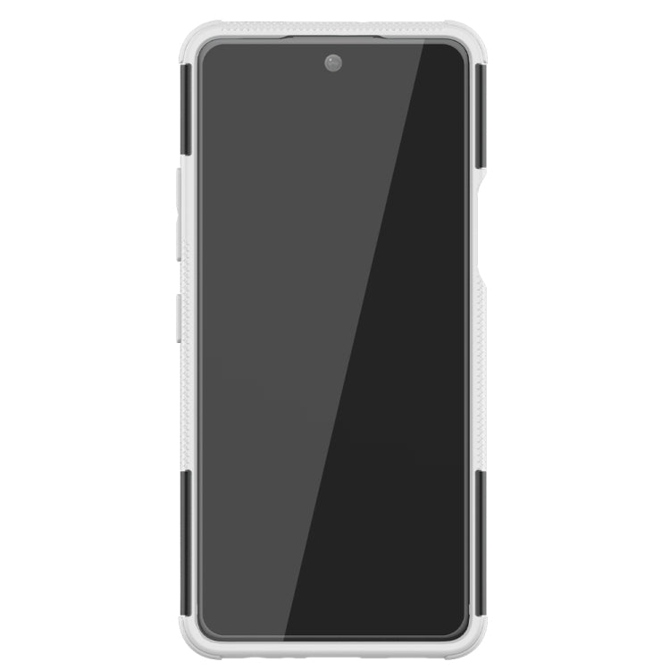 For LG K92 5G Tire Texture Shockproof TPU+PC Protective Case with Holder