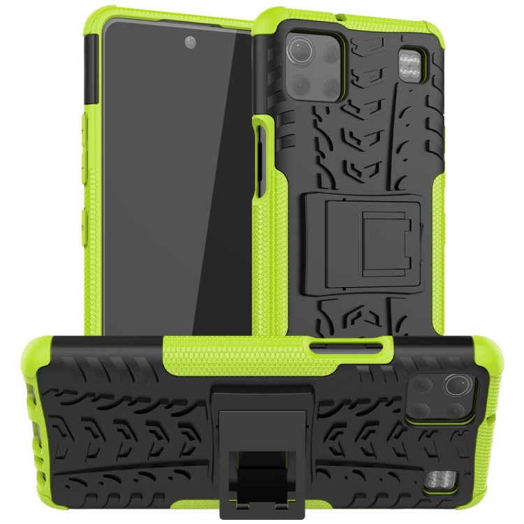 For LG K92 5G Tire Texture Shockproof TPU+PC Protective Case with Holder
