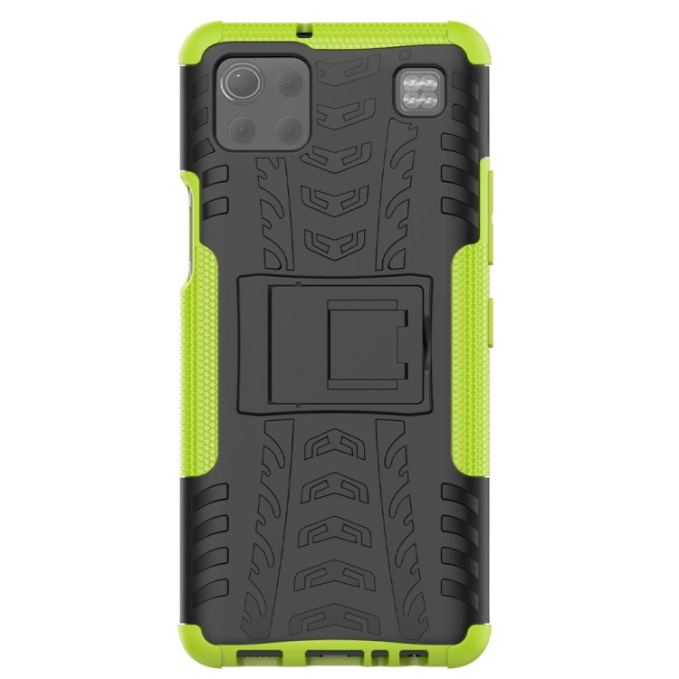 For LG K92 5G Tire Texture Shockproof TPU+PC Protective Case with Holder