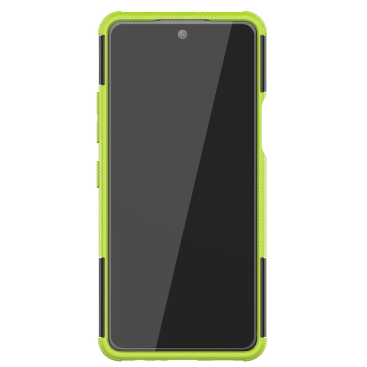 For LG K92 5G Tire Texture Shockproof TPU+PC Protective Case with Holder
