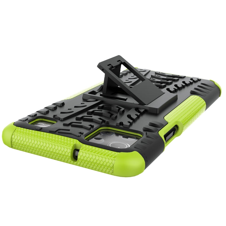For LG K92 5G Tire Texture Shockproof TPU+PC Protective Case with Holder