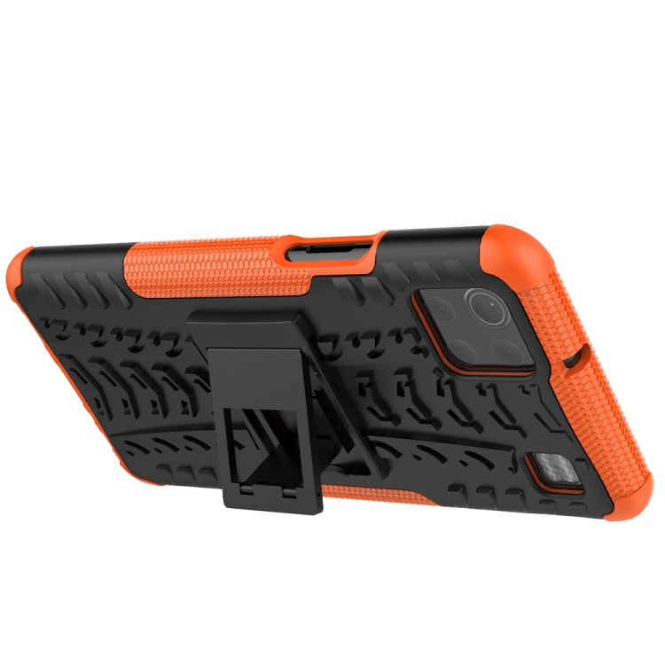 For LG K92 5G Tire Texture Shockproof TPU+PC Protective Case with Holder