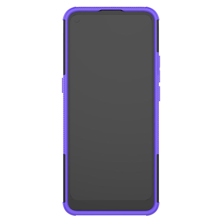For Motorola Moto G9 Power Tire Texture Shockproof TPU+PC Protective Case with Holder