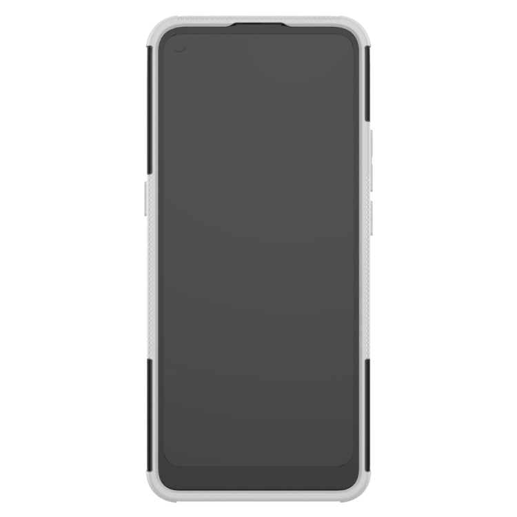 For Motorola Moto G9 Power Tire Texture Shockproof TPU+PC Protective Case with Holder
