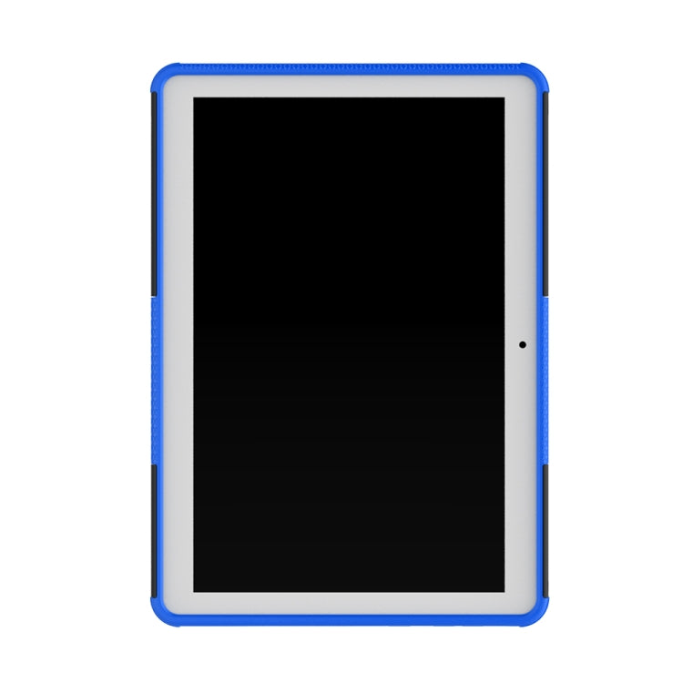 For Huawei MediaPad T3 10 Tire Texture Shockproof TPU+PC Protective Case with Holder