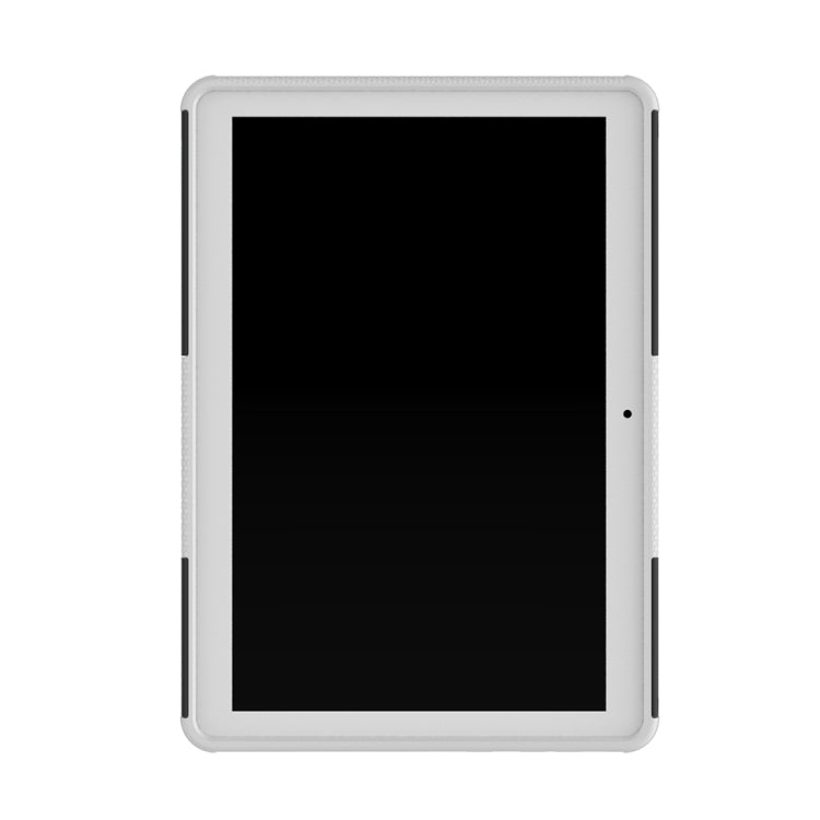 For Huawei MediaPad T3 10 Tire Texture Shockproof TPU+PC Protective Case with Holder