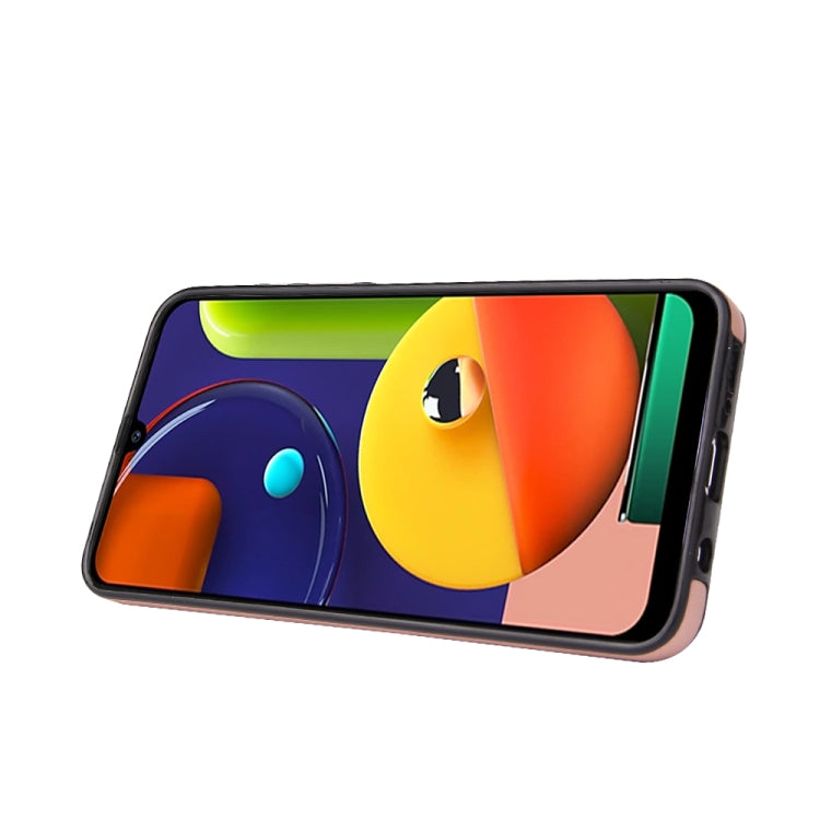 For Samsung Galaxy A70 Embossed Pattern PU + TPU Protective Case with Holder & Wallet & Card Slots