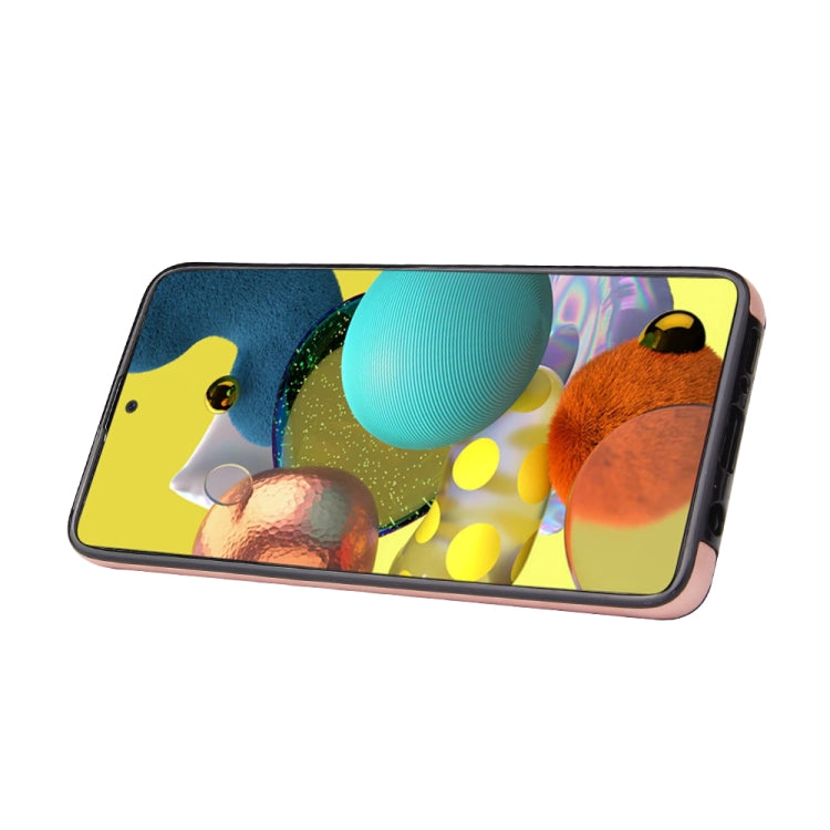 For Samsung Galaxy A71 Embossed Pattern PU + TPU Protective Case with Holder & Wallet & Card Slots