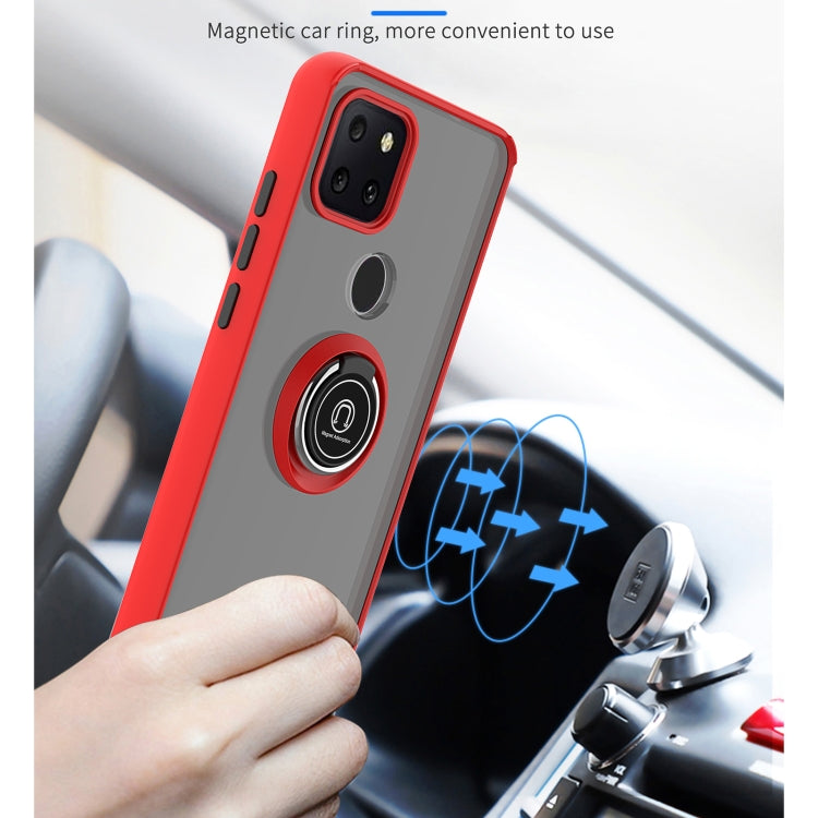 For T-Mobile REVVL 5G Q Shadow 1 Generation Series TPU + PC Protective Case with 360 Degrees Rotate Ring Holder