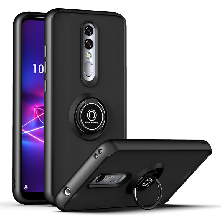 For Coolpad Legacy Brisa Q Shadow 1 Generation Series TPU + PC Protective Case with 360 Degrees Rotate Ring Holder