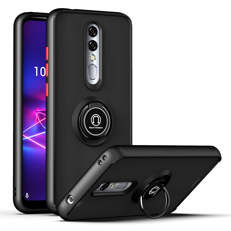 For Coolpad Legacy Brisa Q Shadow 1 Generation Series TPU + PC Protective Case with 360 Degrees Rotate Ring Holder