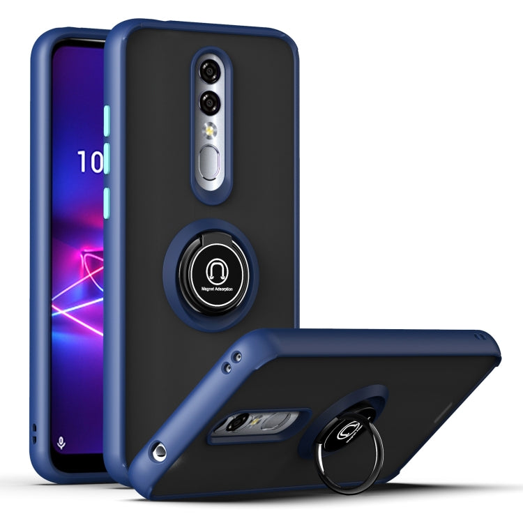 For Coolpad Legacy Brisa Q Shadow 1 Generation Series TPU + PC Protective Case with 360 Degrees Rotate Ring Holder