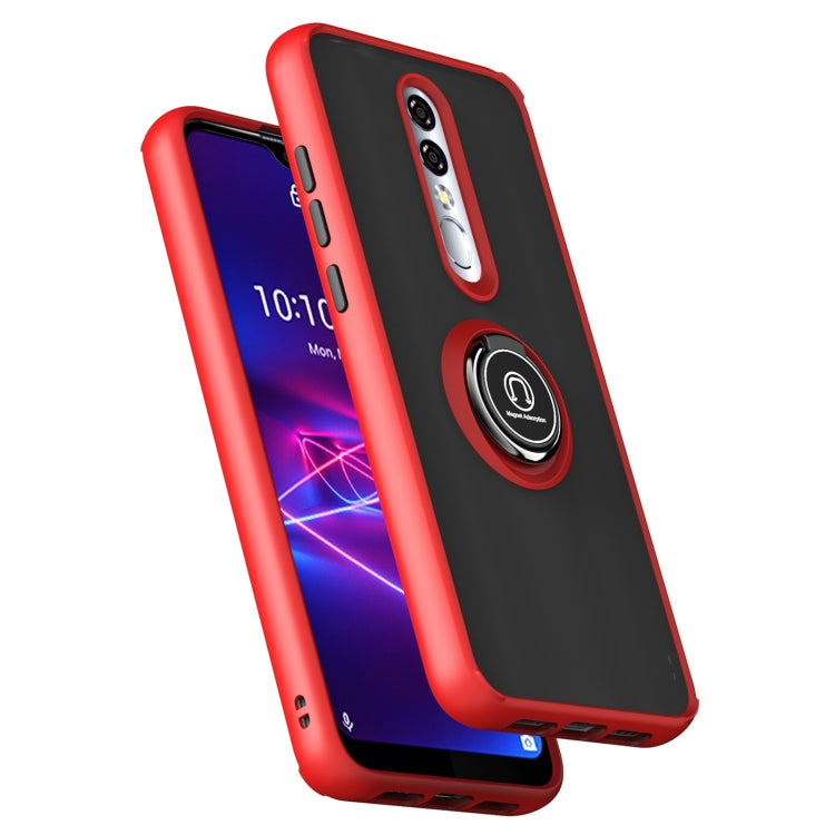 For Coolpad Legacy Brisa Q Shadow 1 Generation Series TPU + PC Protective Case with 360 Degrees Rotate Ring Holder