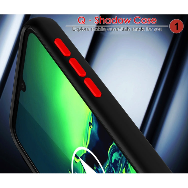 For Motorola Moto G8 Plus Q Shadow 1 Generation Series TPU + PC Protective Case with 360 Degrees Rotate Ring Holder