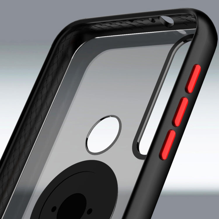 For Motorola Moto G8 Plus Q Shadow 1 Generation Series TPU + PC Protective Case with 360 Degrees Rotate Ring Holder