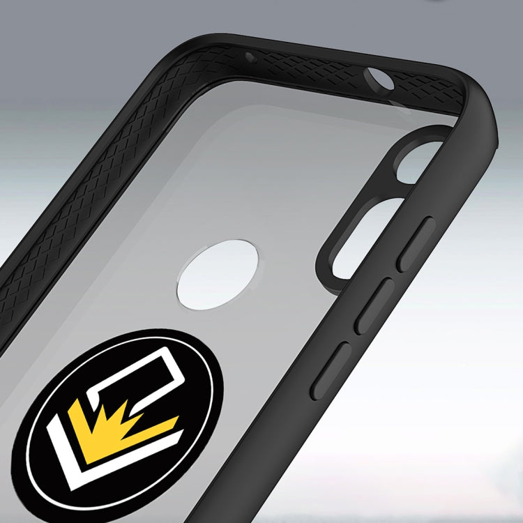 For Motorola Moto E7 (2020) Q Shadow 1 Generation Series TPU + PC Protective Case with 360 Degrees Rotate Ring Holder