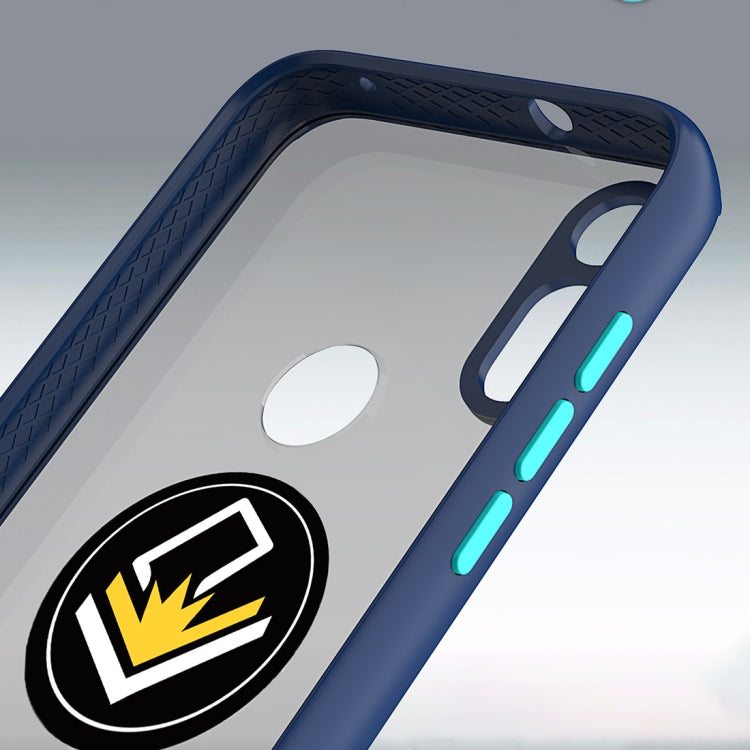For Motorola Moto E7 (2020) Q Shadow 1 Generation Series TPU + PC Protective Case with 360 Degrees Rotate Ring Holder