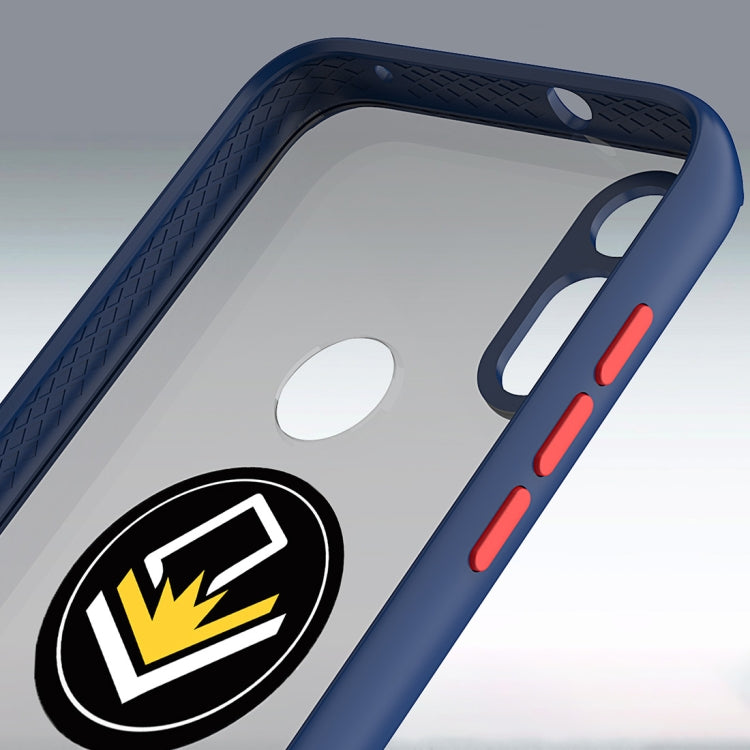 For Motorola Moto E7 (2020) Q Shadow 1 Generation Series TPU + PC Protective Case with 360 Degrees Rotate Ring Holder