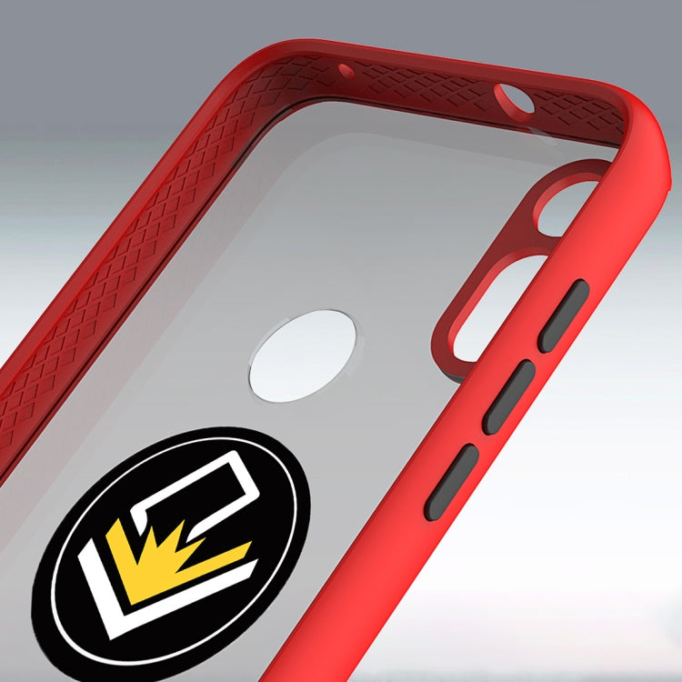 For Motorola Moto E7 (2020) Q Shadow 1 Generation Series TPU + PC Protective Case with 360 Degrees Rotate Ring Holder