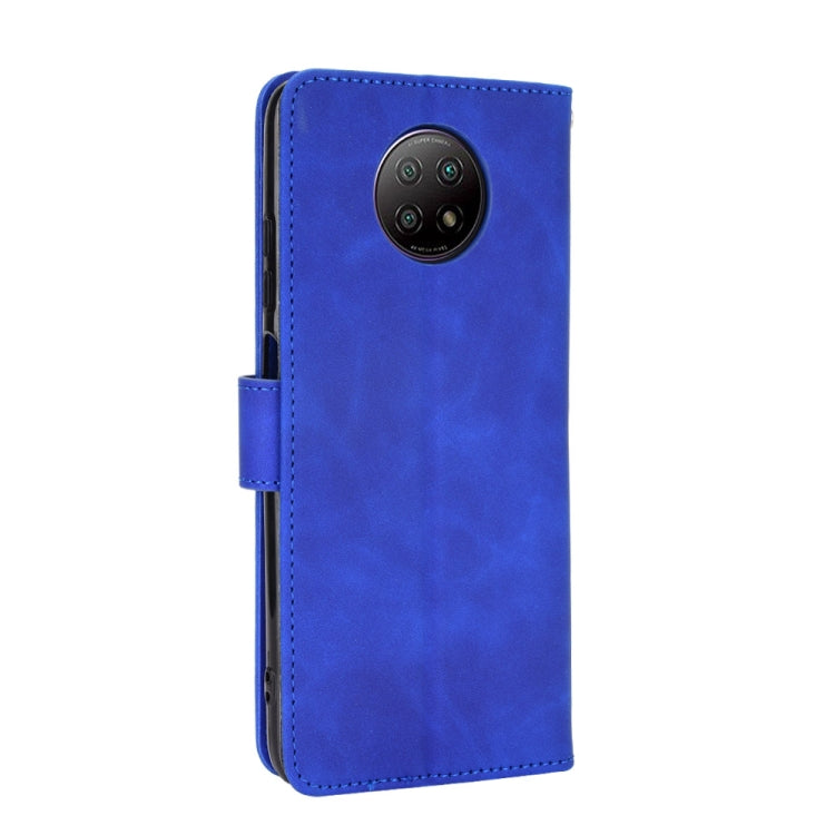 For Xiaomi Redmi Note 9 5G Solid Color Skin Feel Magnetic Buckle Horizontal Flip Calf Texture PU Leather Case with Holder & Card Slots & Wallet