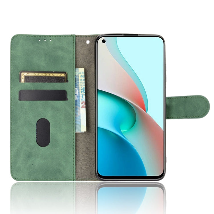 For Xiaomi Redmi Note 9 5G Solid Color Skin Feel Magnetic Buckle Horizontal Flip Calf Texture PU Leather Case with Holder & Card Slots & Wallet