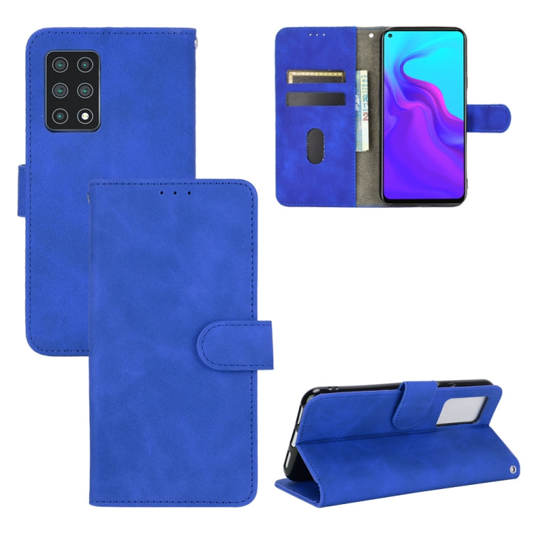 For Cubot X30 Solid Color Skin Feel Magnetic Buckle Horizontal Flip Calf Texture PU Leather Case with Holder & Card Slots & Wallet