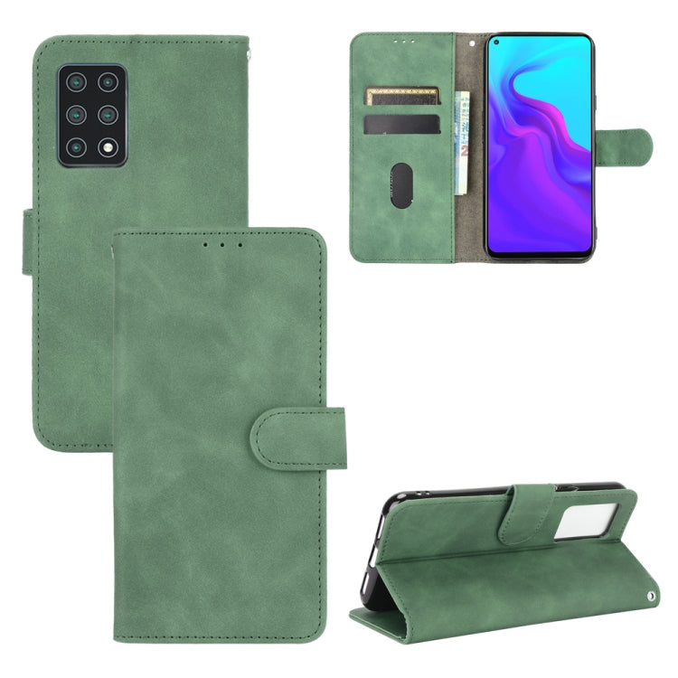 For Cubot X30 Solid Color Skin Feel Magnetic Buckle Horizontal Flip Calf Texture PU Leather Case with Holder & Card Slots & Wallet