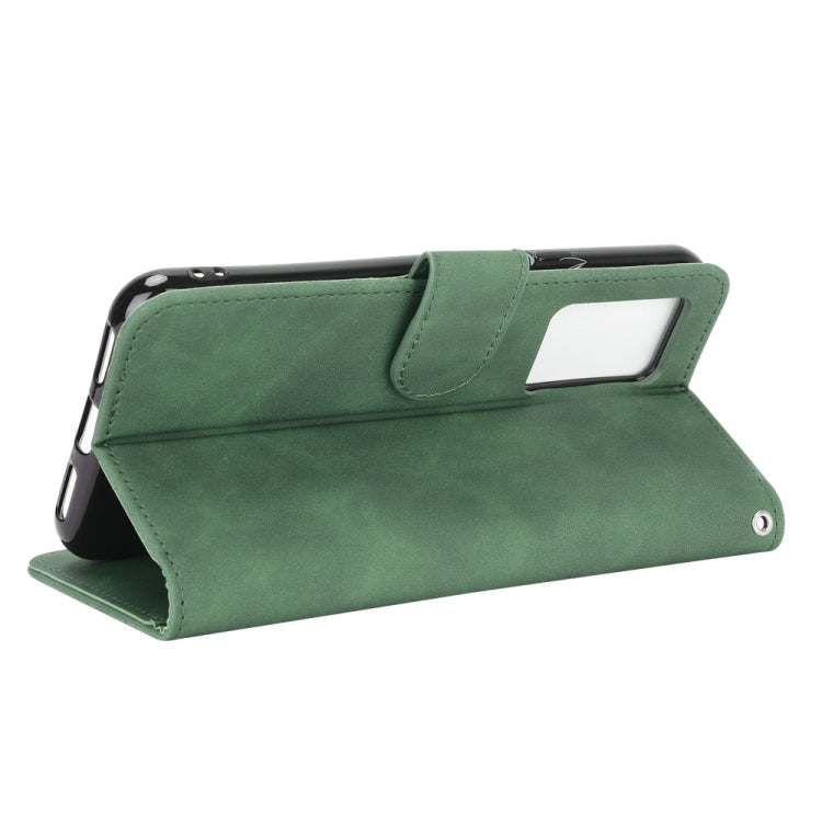 For Cubot X30 Solid Color Skin Feel Magnetic Buckle Horizontal Flip Calf Texture PU Leather Case with Holder & Card Slots & Wallet