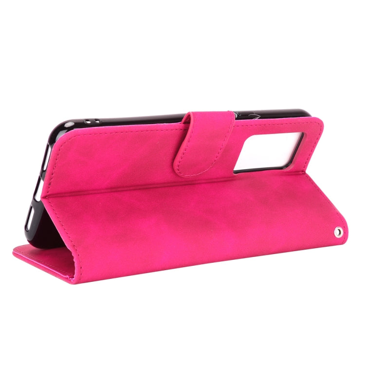 For Cubot X30 Solid Color Skin Feel Magnetic Buckle Horizontal Flip Calf Texture PU Leather Case with Holder & Card Slots & Wallet
