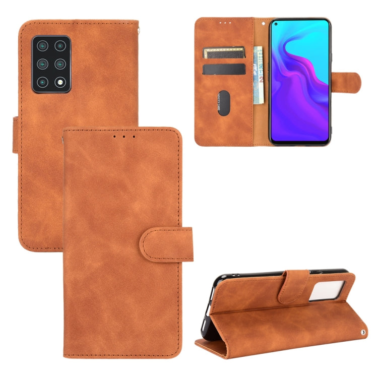 For Cubot X30 Solid Color Skin Feel Magnetic Buckle Horizontal Flip Calf Texture PU Leather Case with Holder & Card Slots & Wallet