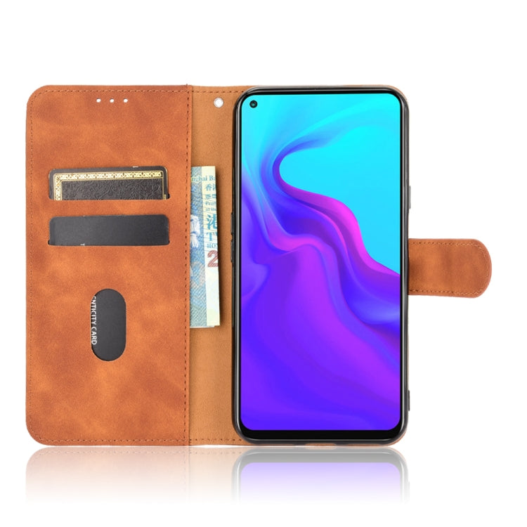For Cubot X30 Solid Color Skin Feel Magnetic Buckle Horizontal Flip Calf Texture PU Leather Case with Holder & Card Slots & Wallet