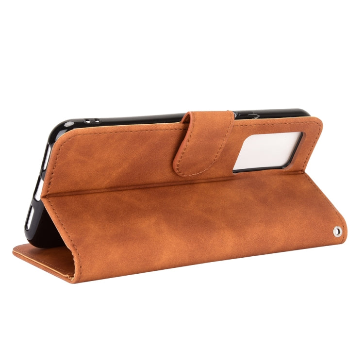 For Cubot X30 Solid Color Skin Feel Magnetic Buckle Horizontal Flip Calf Texture PU Leather Case with Holder & Card Slots & Wallet