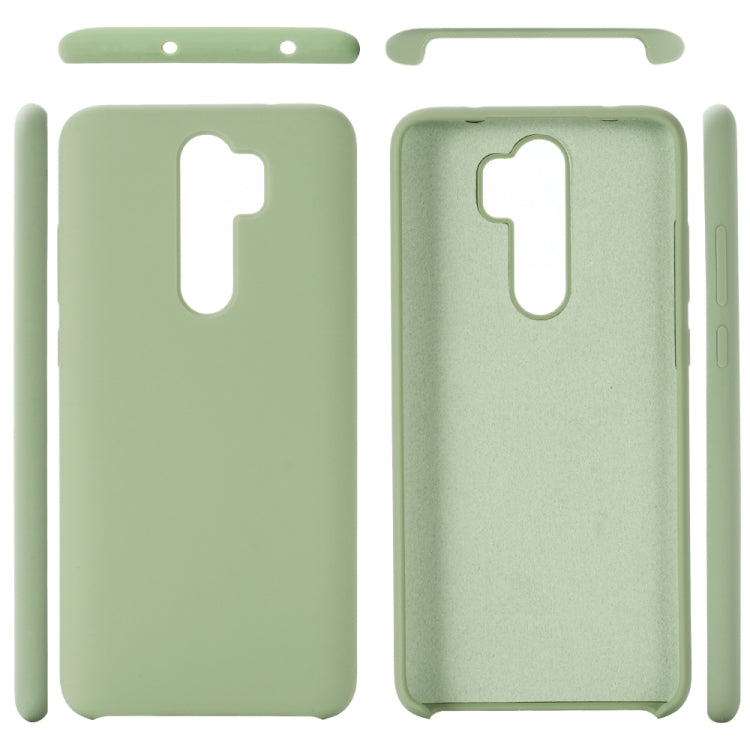 For Xiaomi Redmi Note 8 Pro Solid Color Liquid Silicone Dropproof Protective Case